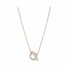 Hermes Finesse Pendant Rose Gold Diamond